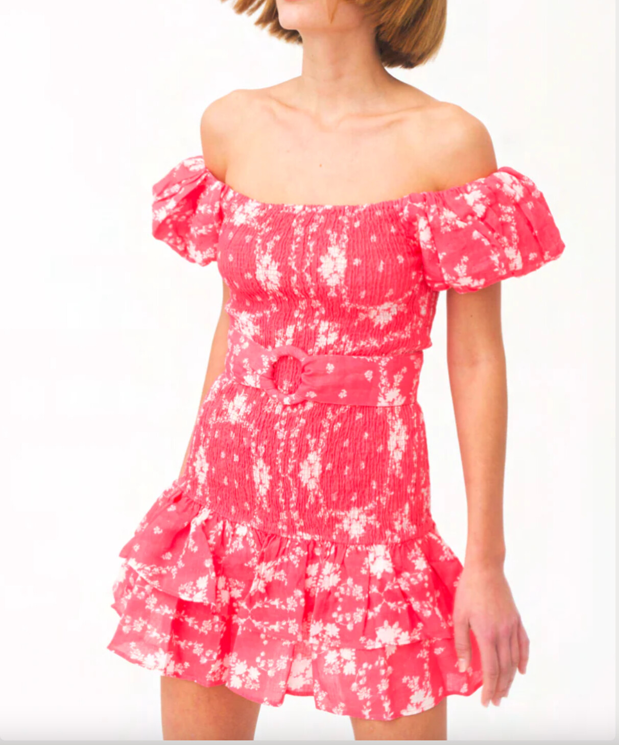 ADA Puff Sleeve Dress, Size: MED