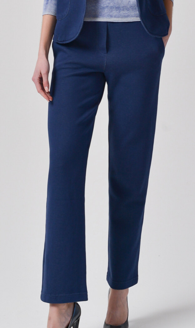 Laura Double Jersey Pant NAVY, Size: XS