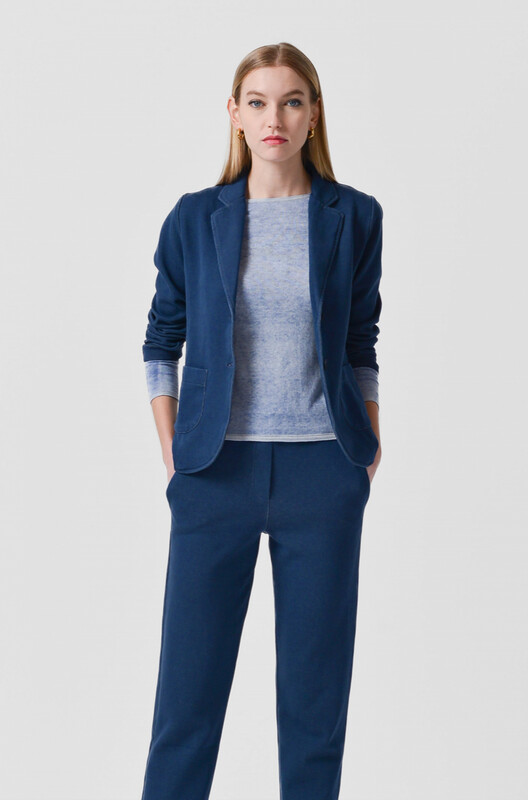 Emma Double Jersey Blazer NAVY