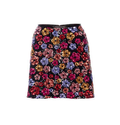 LE SUPERBE - Murakami Flower Mini Skirt