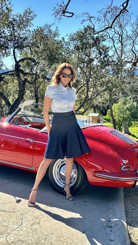 LOUIS VERDAD - Flare Skirt Denim