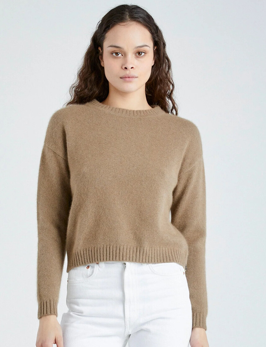 BERYLL Cashmere Holly Sweater Driftwood