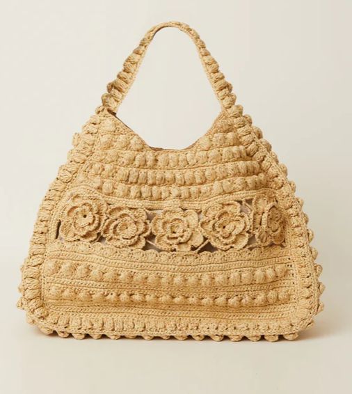 BTB Vienna Large Shoulder Bag, Colour: Natural