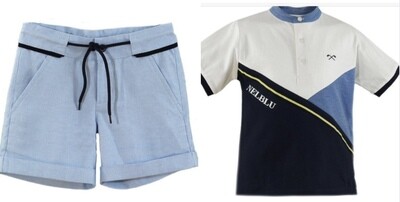 Miranda/ Nel Blu Boys 2 piece Shorts Set