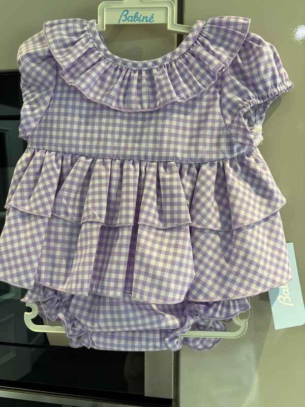 Babine Baby Dress and Pants Set