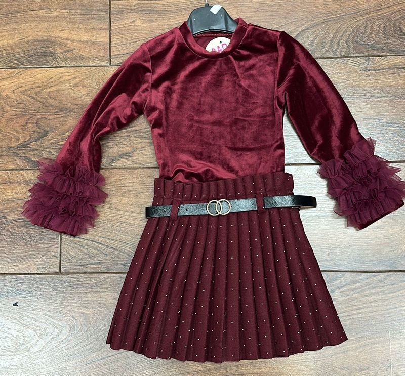 Girls Skirt set