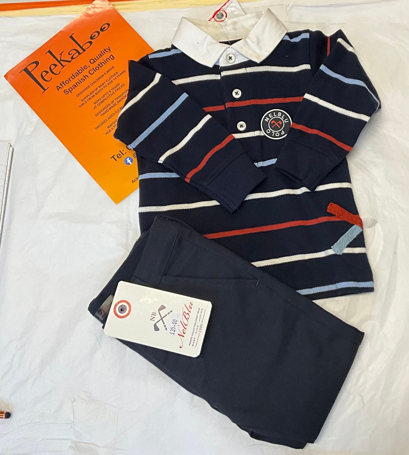 MIRANDA NEL BLU Boys Set