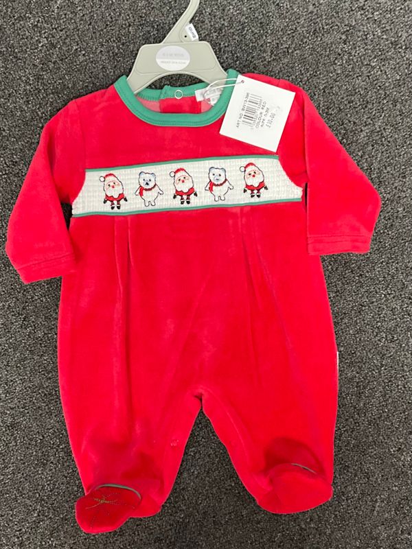 Baby Boys Christmas Babygro