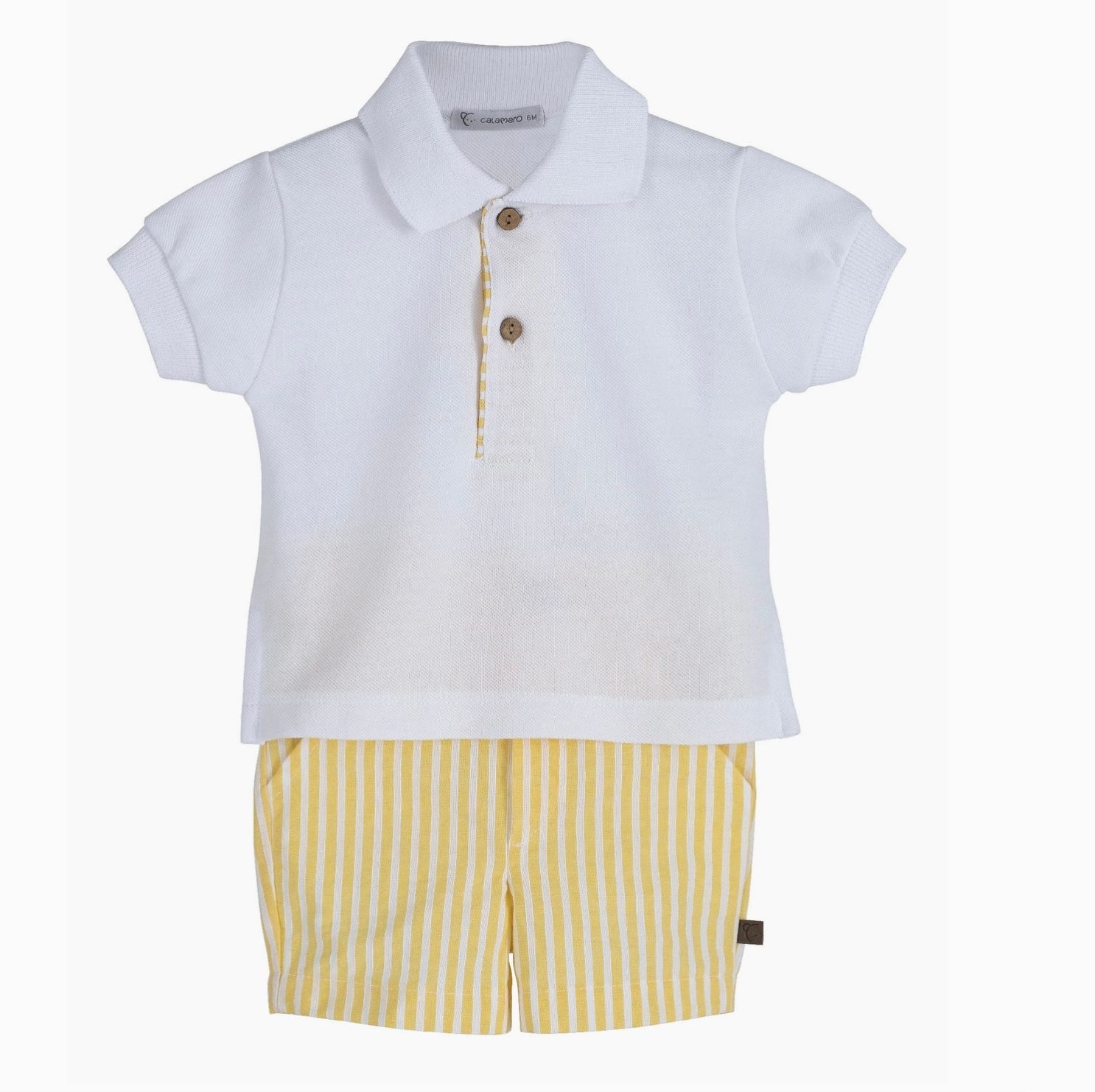CALAMARO BOYS baby shorts set