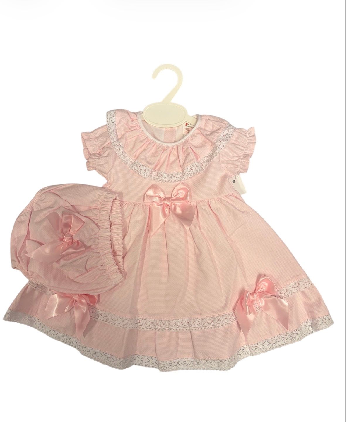 BABY GIRLS DRESS & PANTS SET