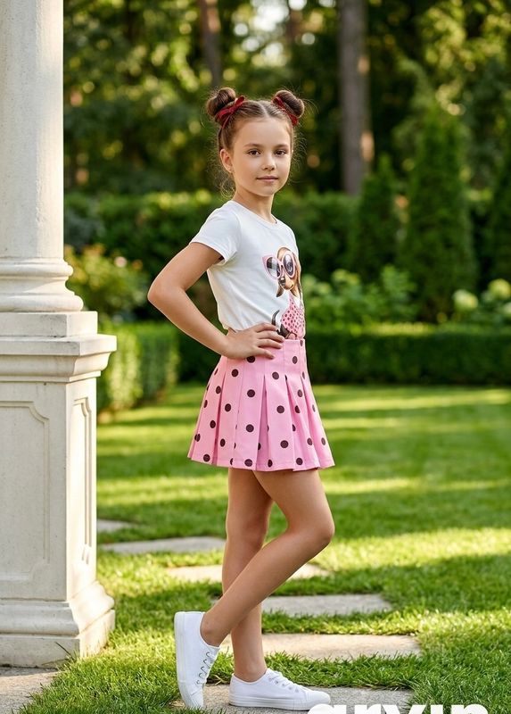 Girls Skirt Set