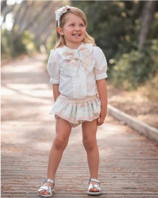 ROCHY Jacquard Girls Multicolour Tweed Jam Pant Set