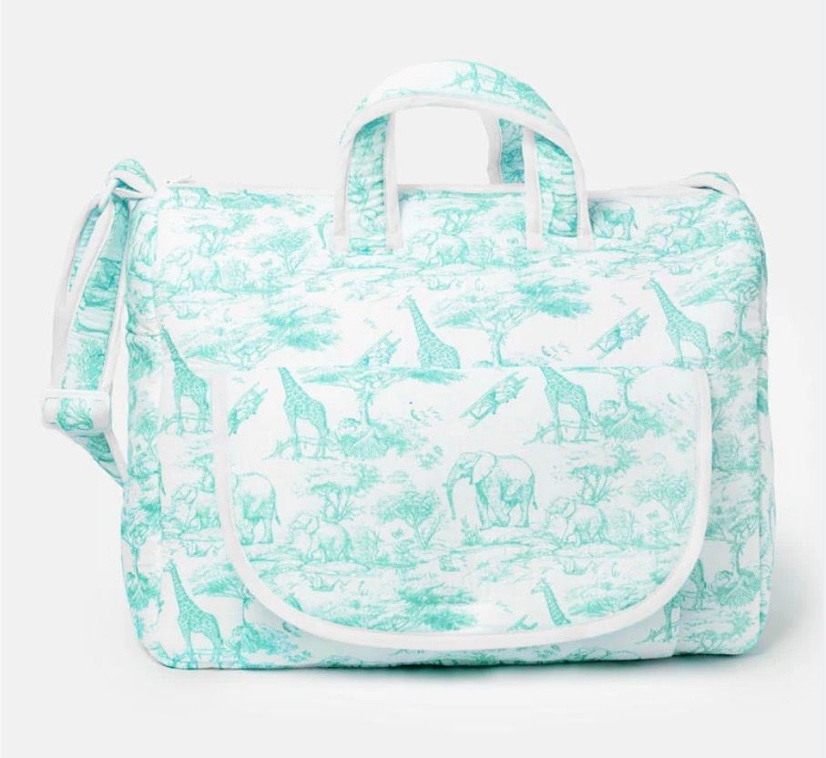 Safari Mint Green Changing Bag Safari Mint Green Changing Bag