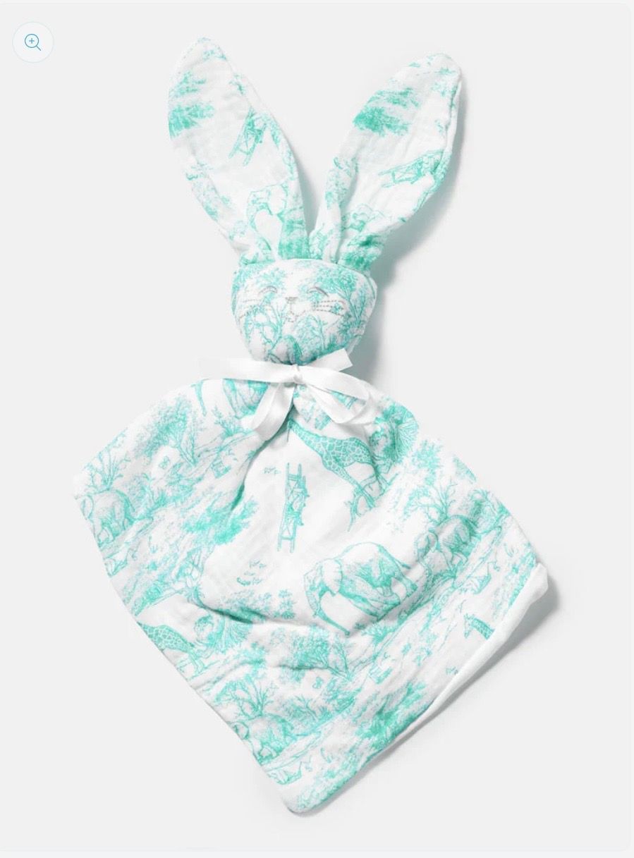 Safari Mint Green Baby Comforter
