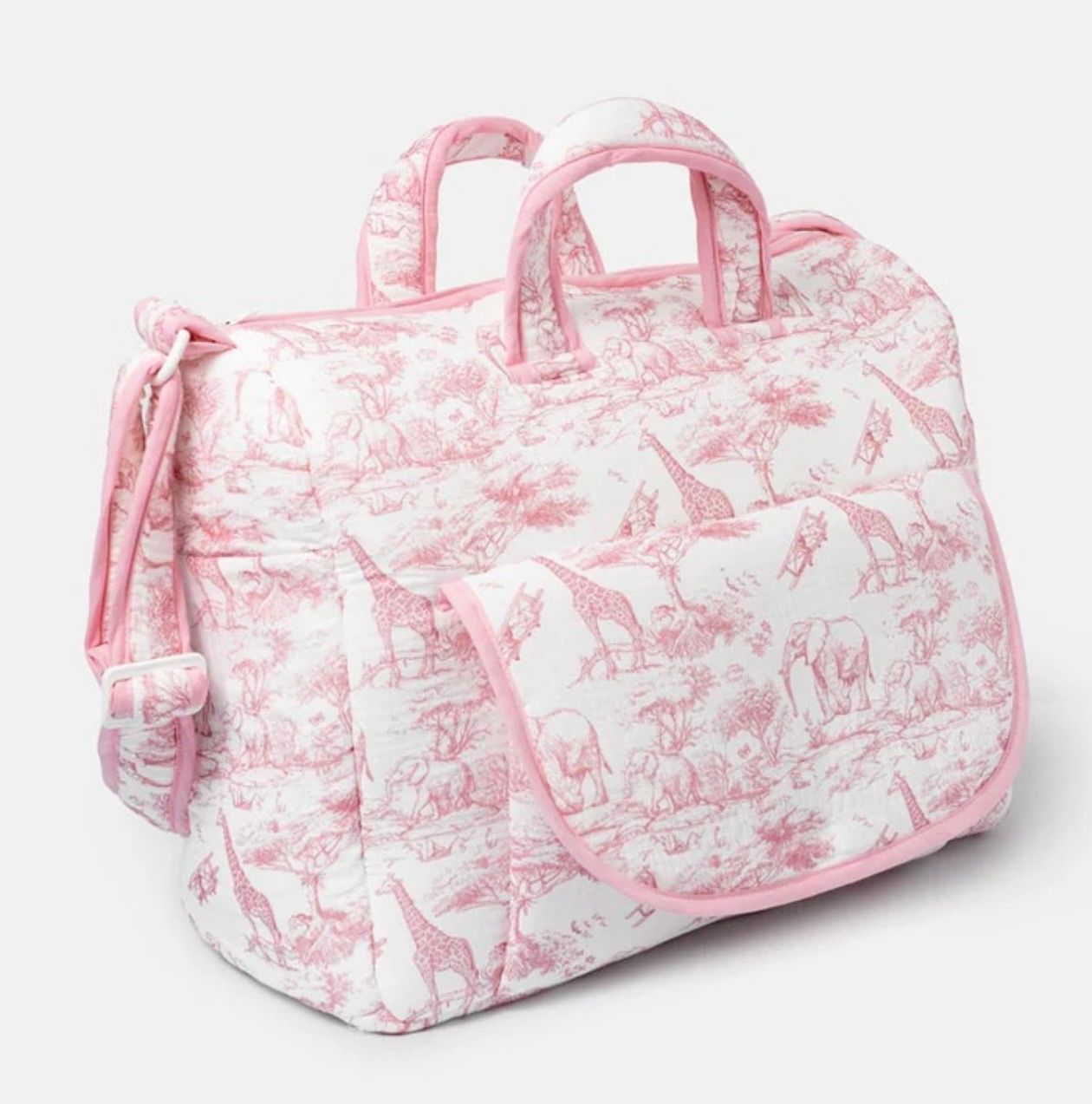 Safari Pink Baby Girls Changing Bag Safari Pink Baby Girls Changing Bag
