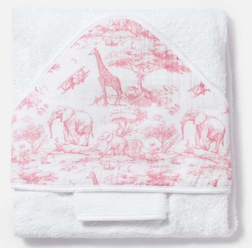 Safari Pink Towel Set
