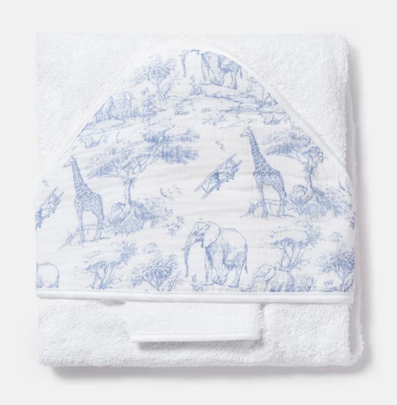 Safari Blue Towel Set