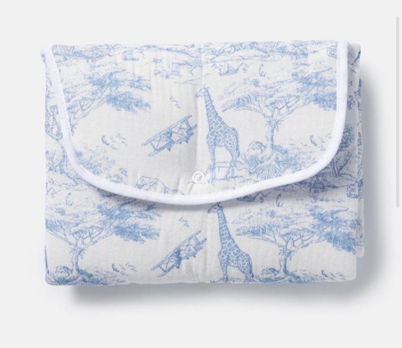 Safari Blue Changing Mat