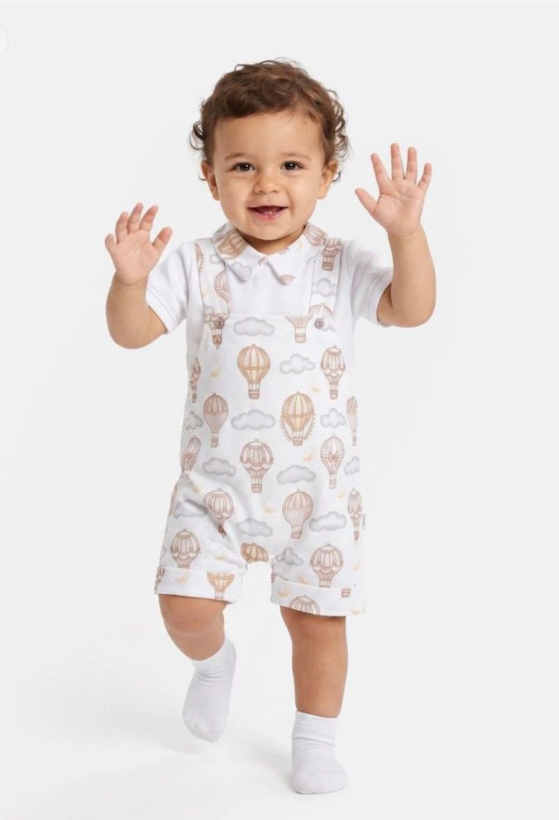 Mommies & Babies Baby Boys Romper Mommies & Babies Baby Boys Romper