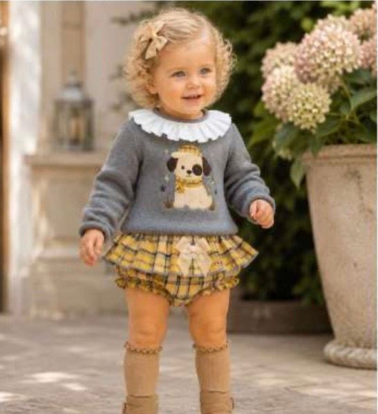 Baby Girl Spanish Jam Pants Set