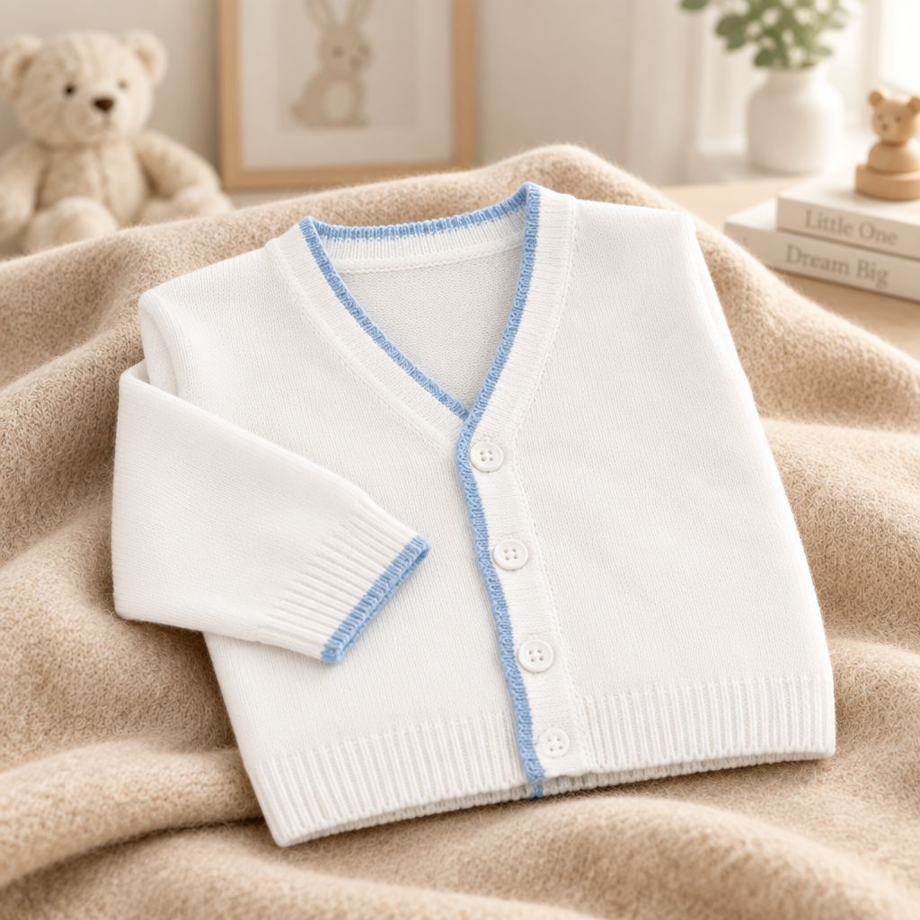 Baby boys White Cardigan