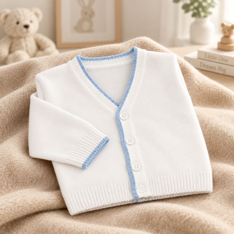 Baby boys White Cardigan