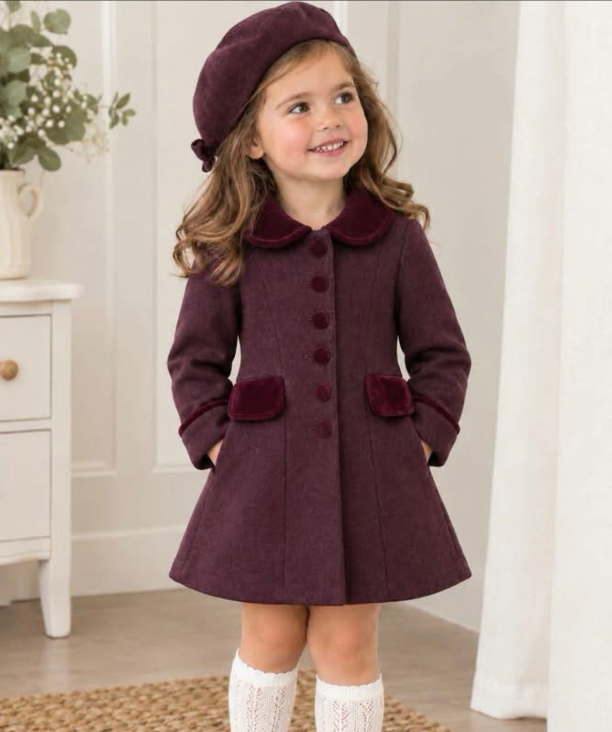Beau Kid Girls Wool Coat