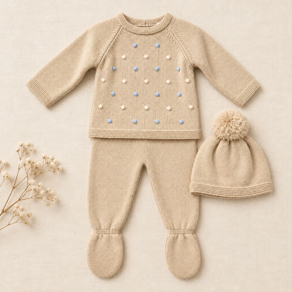 Baby boys knitted set