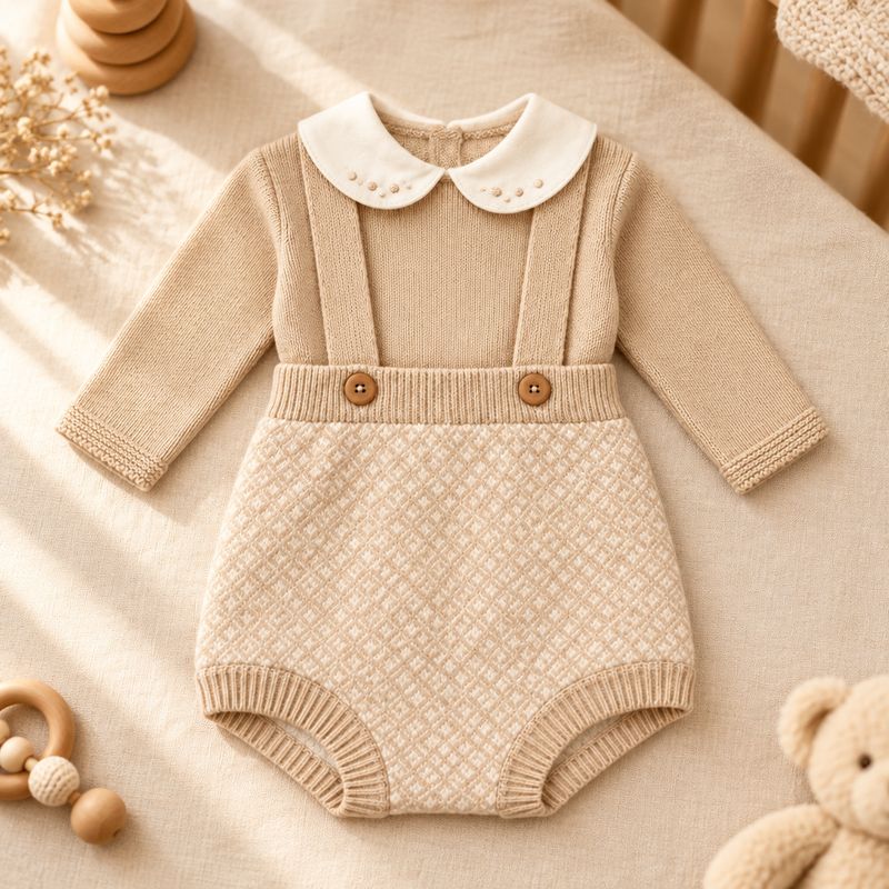 Baby boys knitted set