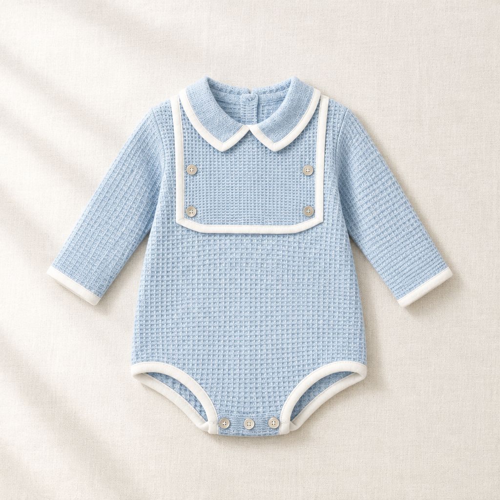 Baby  Boys knitted romper