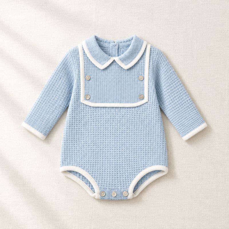 Baby  Boys knitted romper