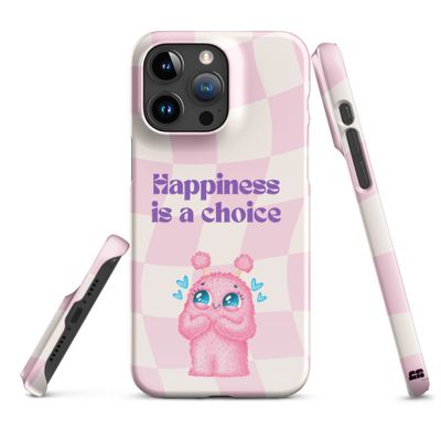 -Happiness is a choice- Snap case for iPhone🤗