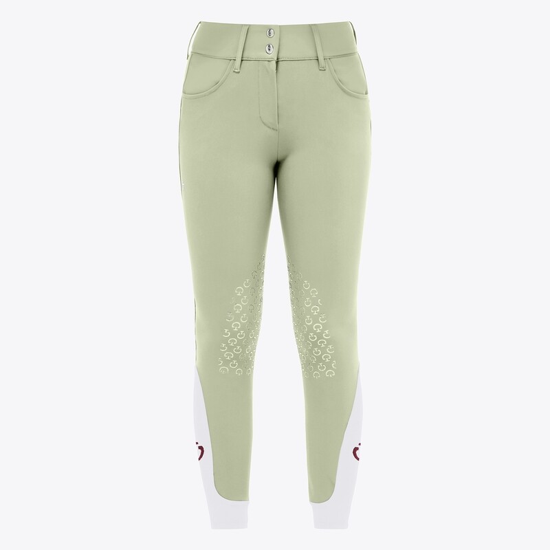 Pantalon taille haute Cavalleria Toscana PAD090 Pistache