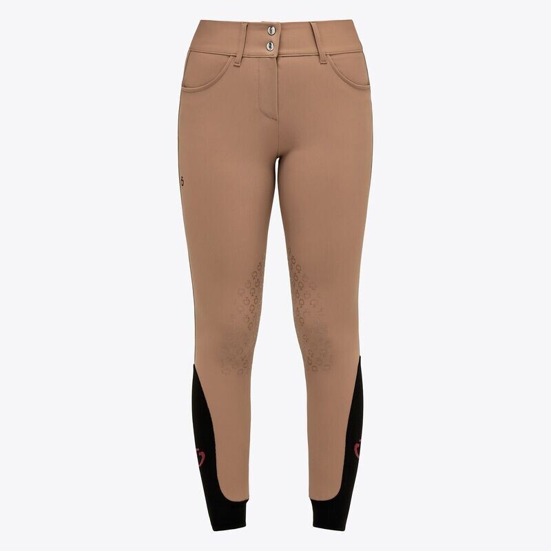 Pantalon taille haute Cavalleria Toscana PAD090 Cacao
