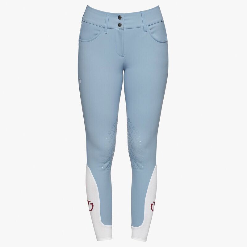 Pantalon taille haute Cavalleria Toscana PAD090 LightBlue