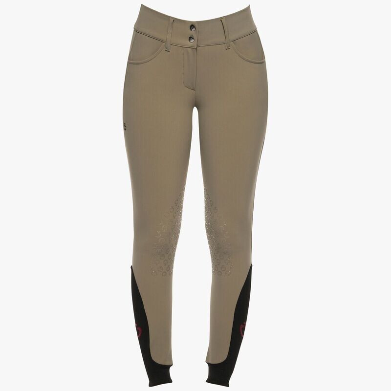 Pantalon taille haute Cavalleria Toscana PAD090 Foliagegreen