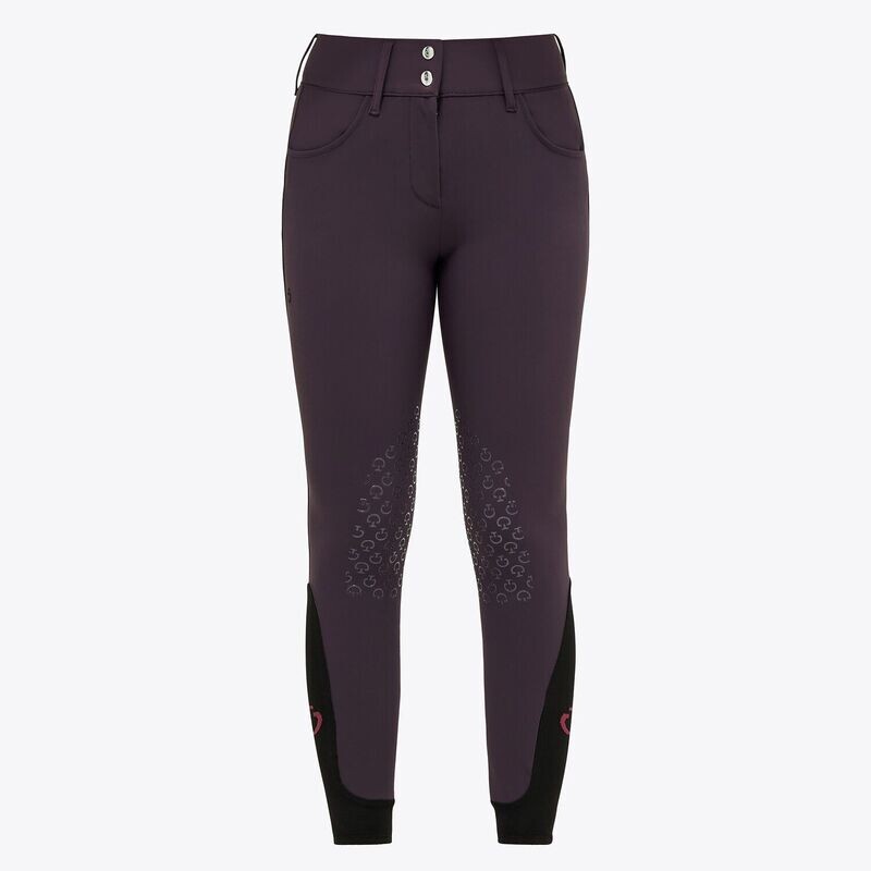 Pantalon taille haute Cavalleria Toscana PAD090 Darkpurple