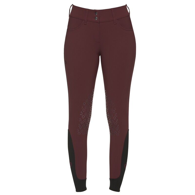 Pantalon taille haute Cavalleria Toscana PAD090 Bordeaux