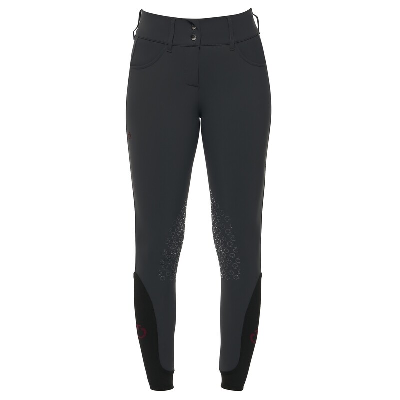 Pantalon taille haute Cavalleria Toscana PAD090 Gris anthracite