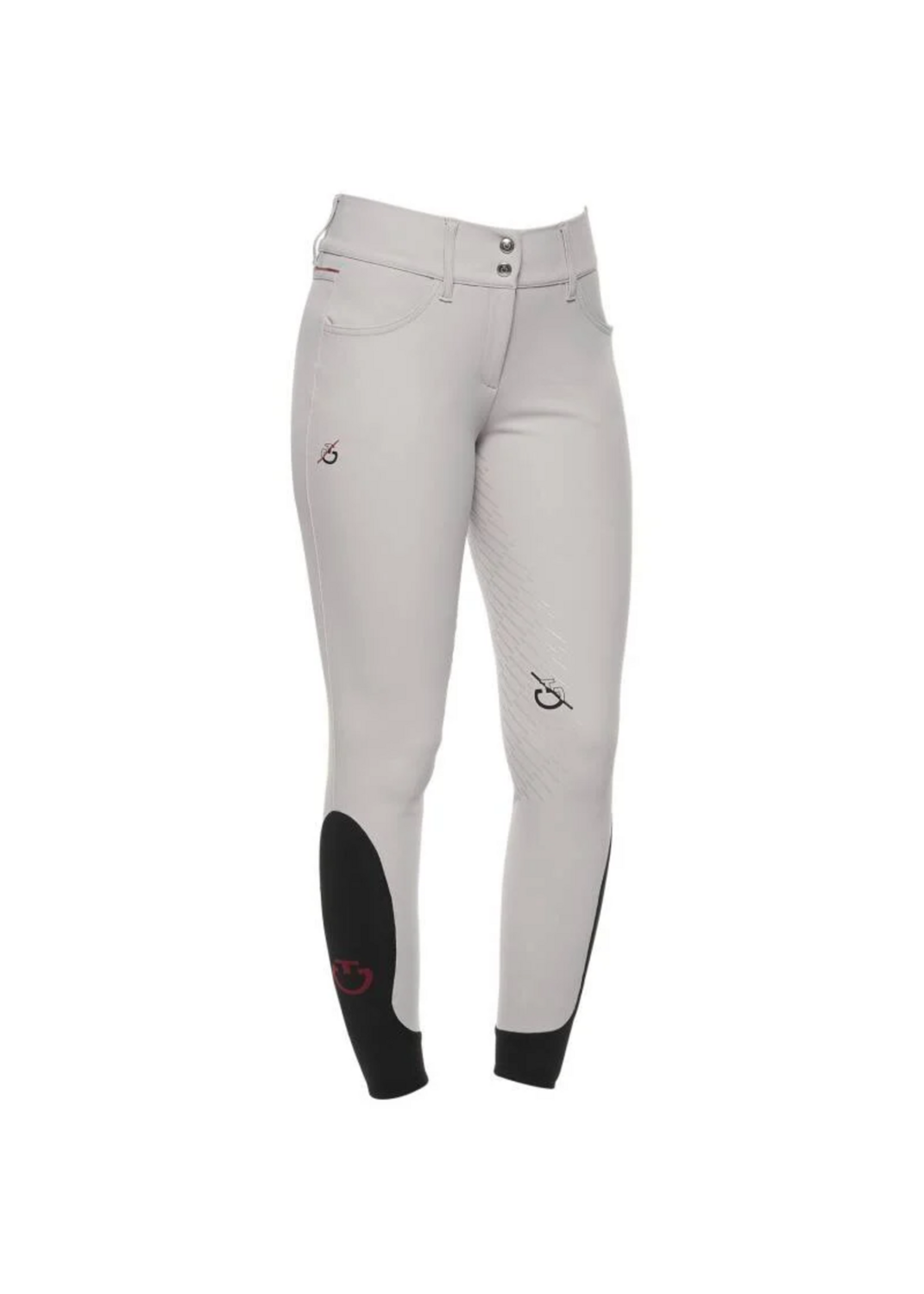 Pantalon CT Team Full Grip Femme Cavalleria Toscana PAD161Lightgrey