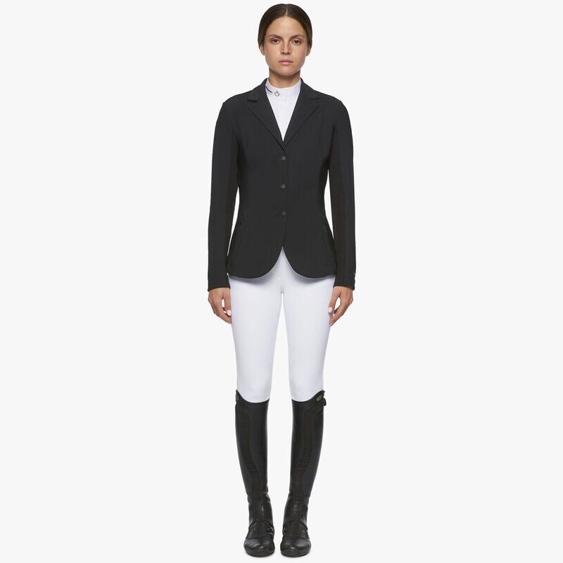 Women's REVOLUTION zip riding jacket with technical knit inserts Cavalleria Toscana GGD0377901