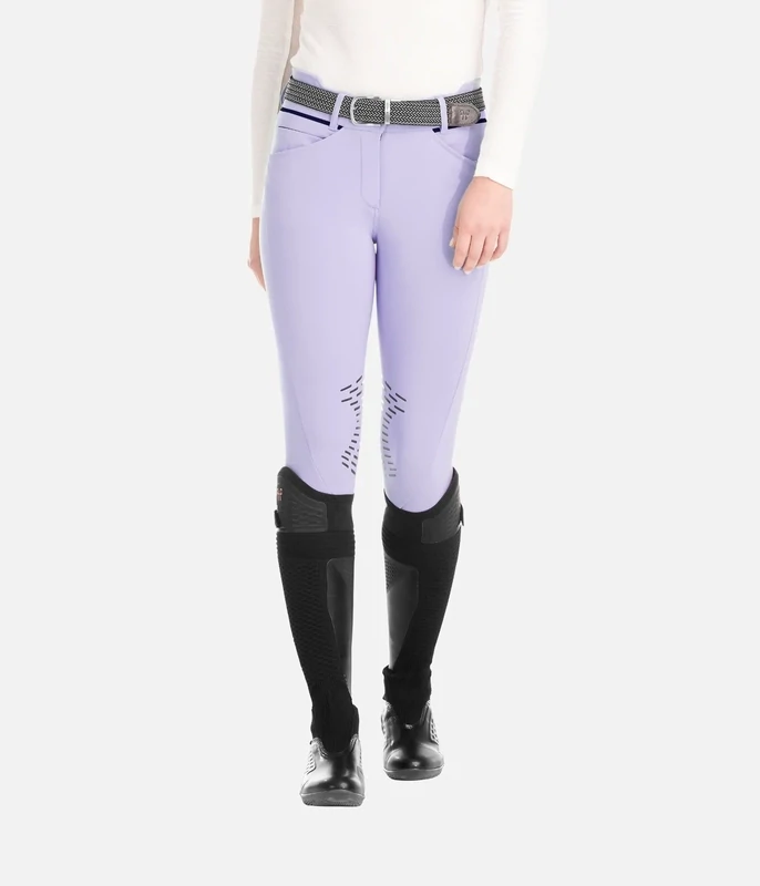 Women's X-Design Horse Pilot trousers Pink Lavender