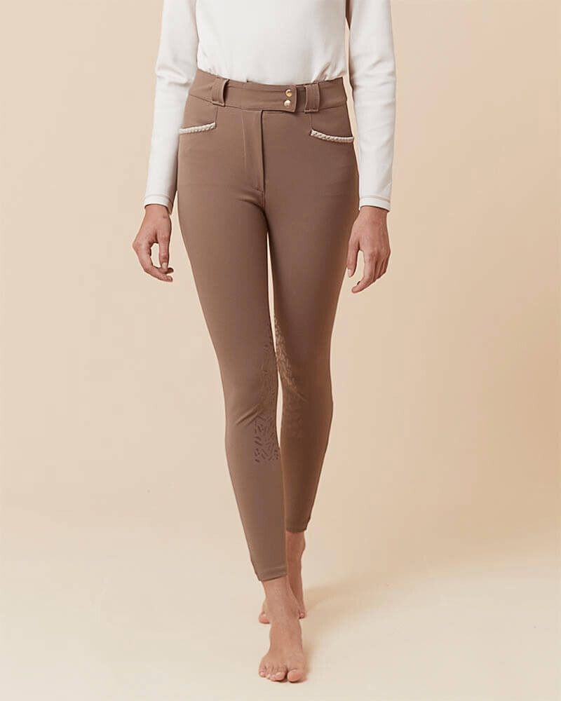 Kit New - Shaping riding pants with grip Dada Sport Moka