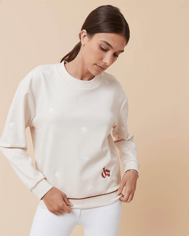 Diamanthina - Pullover Dada Sport Chalk beige