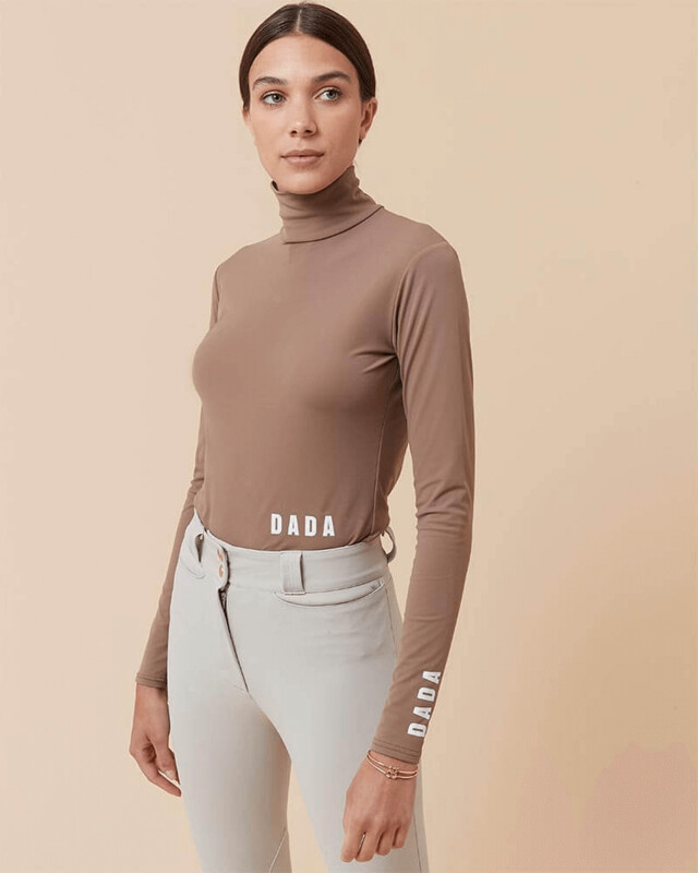 Consul - T-shirt technique col montant Dada Sport Moka