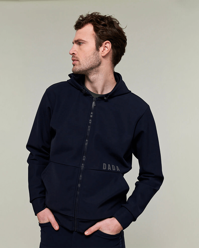 Dexter - Softshell jacket with hood Dada Sport Unisex Navy