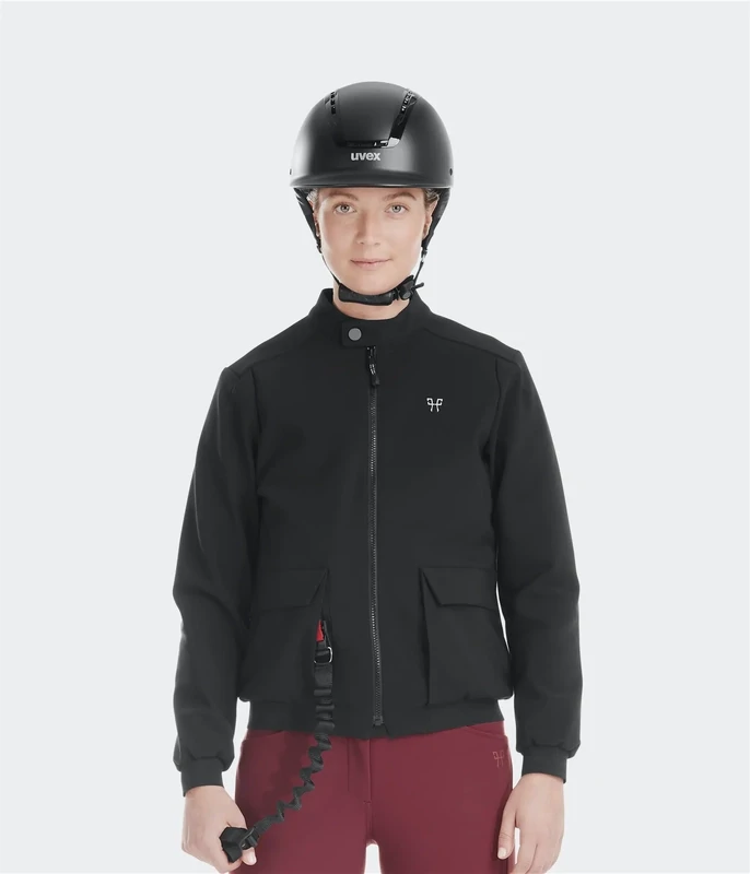 Veste Teddy Femme Horse Pilot Black