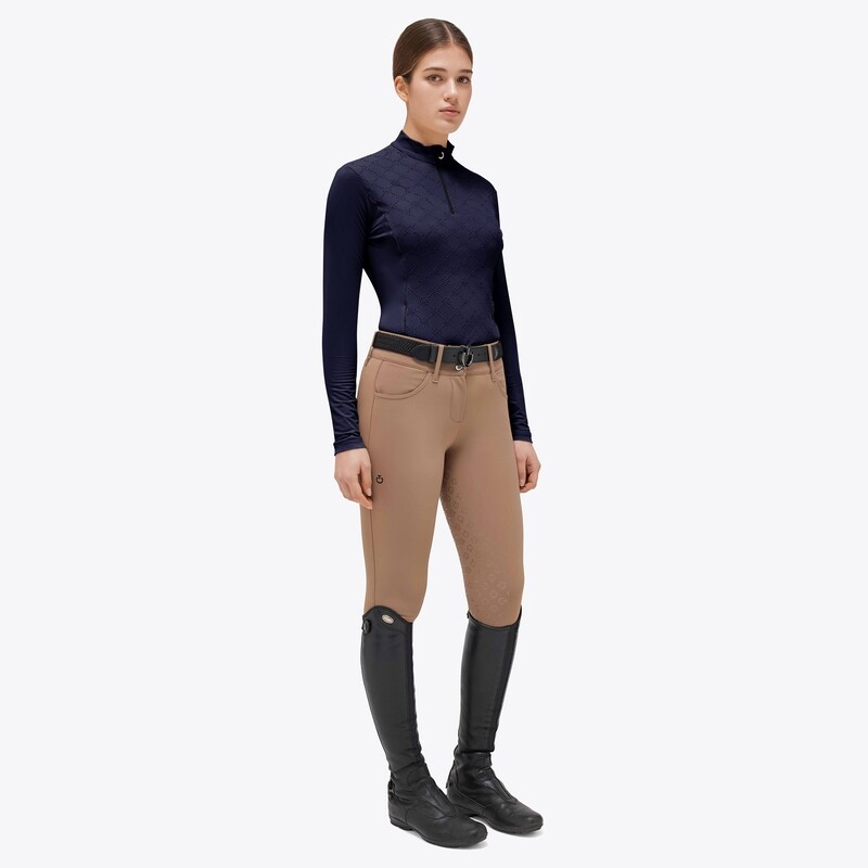 Polo Winter Femme Cavalleria Toscana POD363 Navy Polo Winter Femme Cavalleria Toscana POD363 Navy