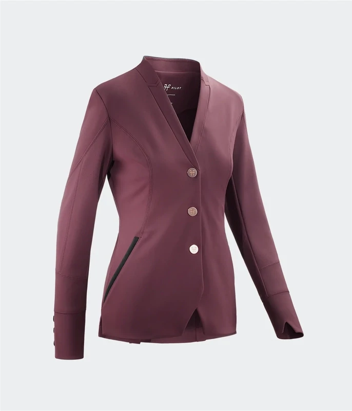 Veste de concours Aerotech Horse Pilot Femme Burgundy Veste de concours Aerotech Horse Pilot Femme Burgundy