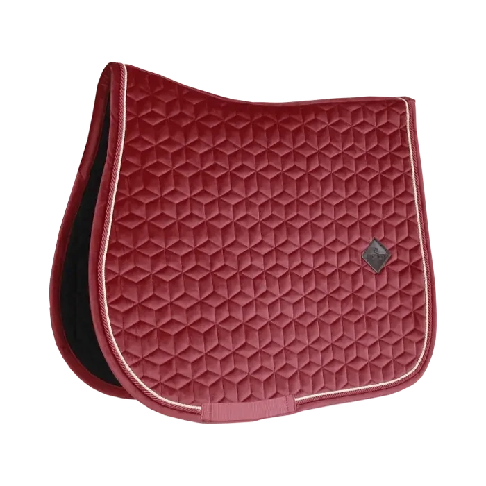 Saddle Pad Velvet Jumping Kentucky 42579 Bordeaux
